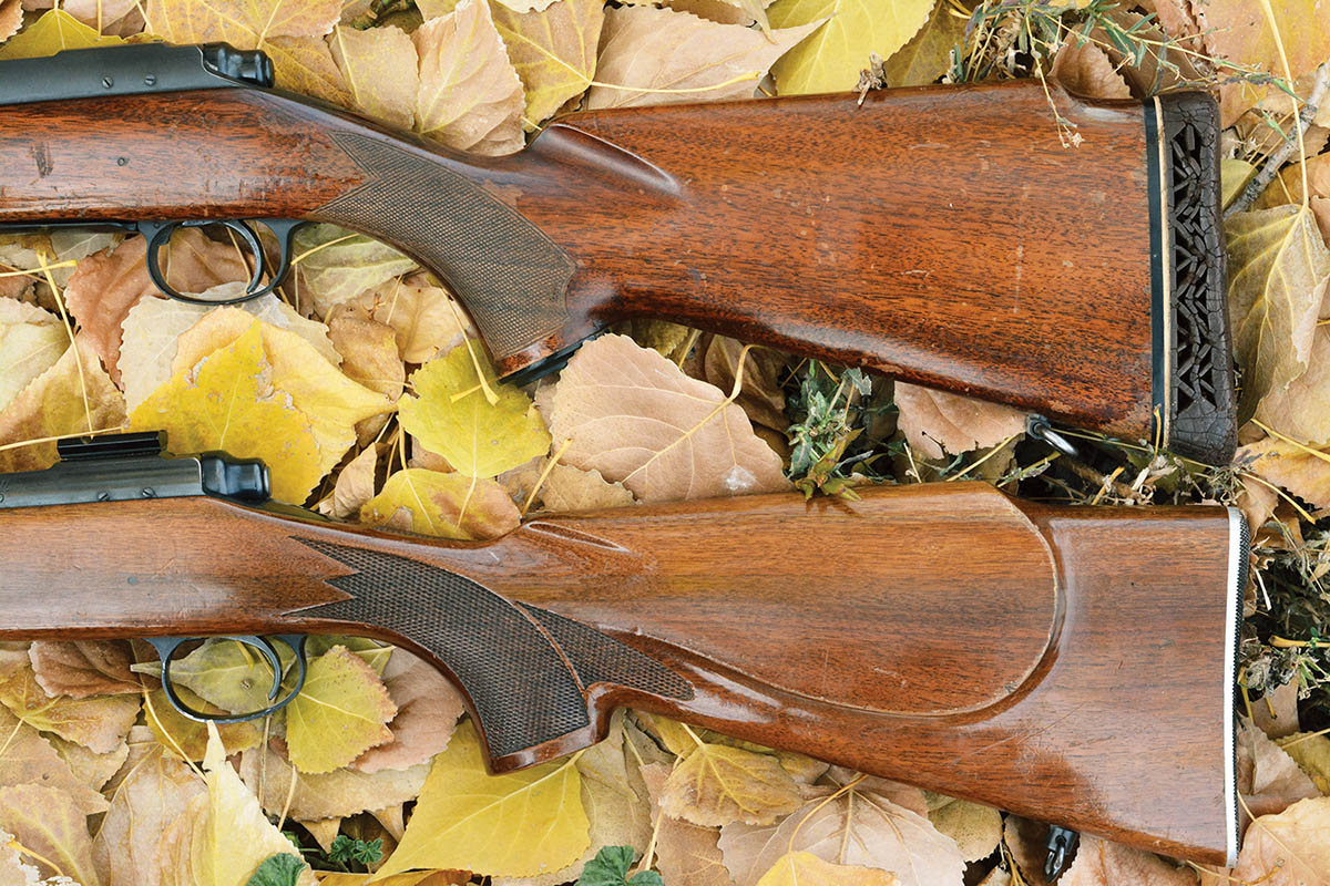 The Remington Model 725 (the predecessor to the 700) featured a high  comb Monte Carlo stock, while the Model 700 featured a Monte Carlo with cheekpiece when it first appeared in 1962.